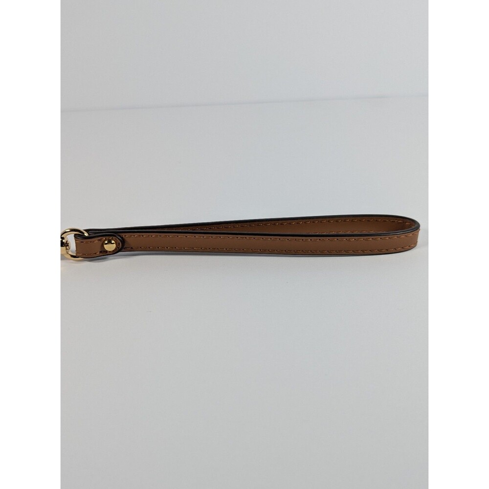 Michael Kors Tan Leather Wrist Strap Detachable Gold Hardware New Without Tags - Picture 11 of 12